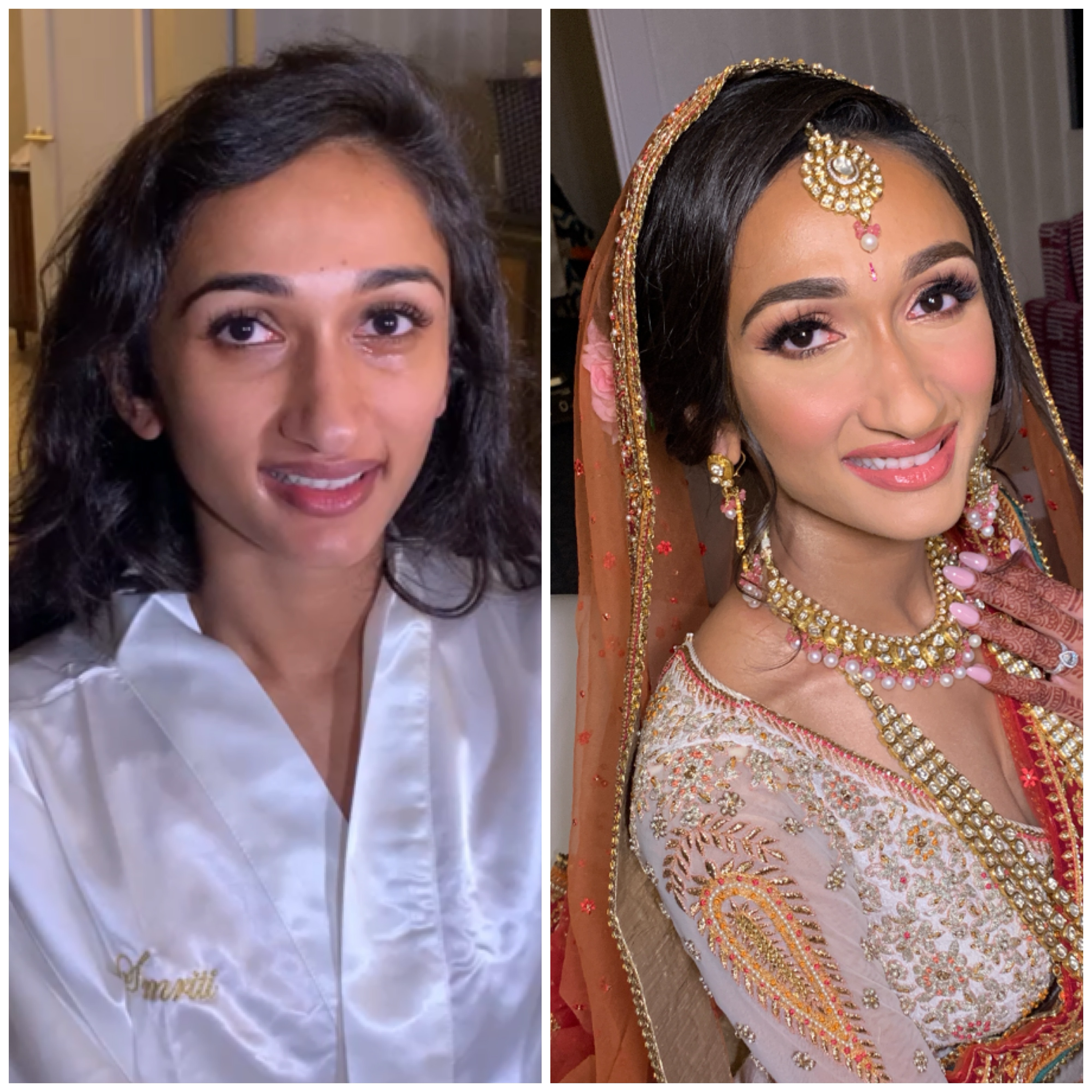 South Asian Bridal Beauty Timeline for Brides | JTorry