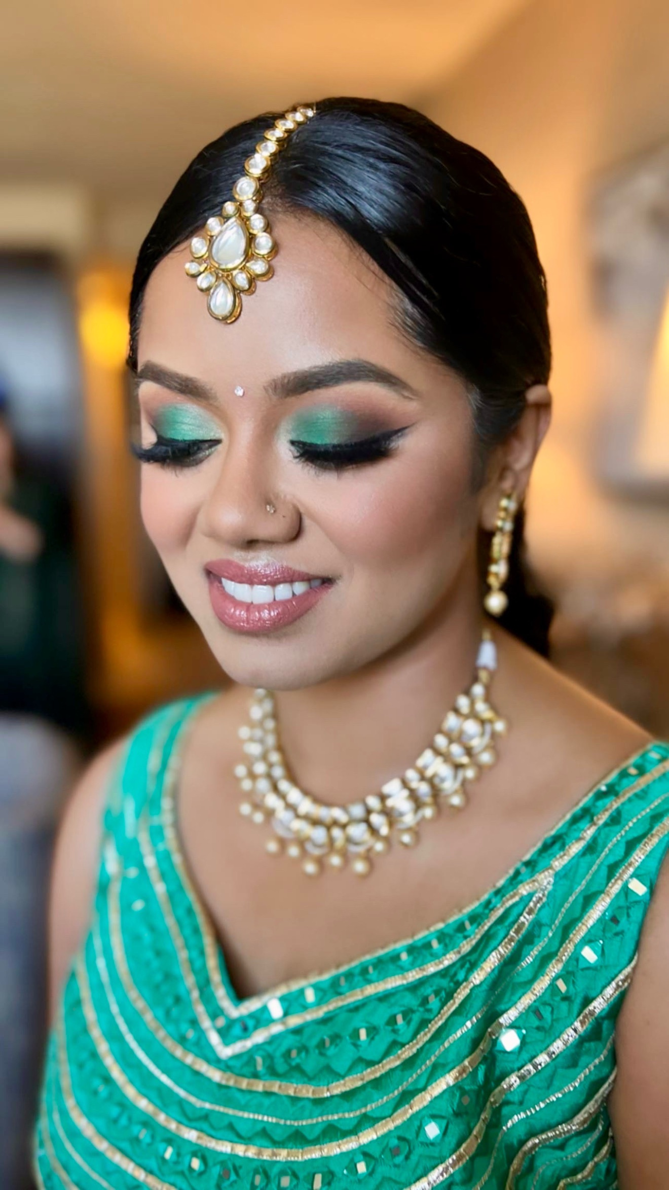 South Asian bridal makeup by JTorry in Dallas